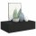 vidaXL Wand-Schubladenregale 2 Stk. Schwarz 40x23,5x10 cm MDF