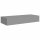 vidaXL Wand-Schubladenregale 2 Stk. Grau 60x23,5x10 cm MDF