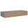 vidaXL Wand-Schubladenregale 2 Stk. Grau 60x23,5x10 cm MDF