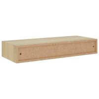 vidaXL Wand-Schubladenregale 2 Stk. Eichenoptik 60x23,5x10 cm MDF