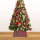 vidaXL Weihnachtsbaumrock Rot und Schwarz 48x48x25 cm