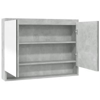 vidaXL Spiegelschrank fürs Bad 80x15x60 cm MDF...