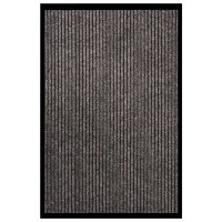 vidaXL Fußmatte Gestreift Beige 80x120 cm