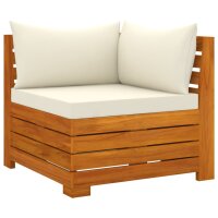 vidaXL 8-tlg. Garten-Lounge-Set mit Kissen Massivholz Akazie