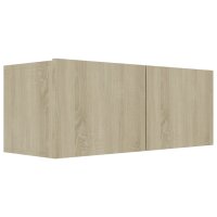 vidaXL TV-Schr&auml;nke 4 Stk. Sonoma-Eiche 80x30x30 cm Holzwerkstoff