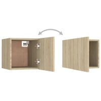 vidaXL 6-tlg. TV-Schrank-Set Sonoma-Eiche Holzwerkstoff