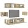 vidaXL 6-tlg. TV-Schrank-Set Sonoma-Eiche Holzwerkstoff