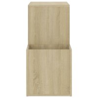 vidaXL Flur-Schuhschrank Sonoma Eiche 105x35,5x70 cm Holzwerkstoff