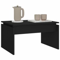 vidaXL Couchtisch Schwarz 68x50x38 cm Holzwerkstoff