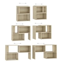 vidaXL TV-Schrank Sonoma-Eiche 104x30x52cm Holzwerkstoff