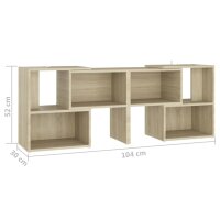 vidaXL TV-Schrank Sonoma-Eiche 104x30x52cm Holzwerkstoff