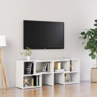 vidaXL TV-Schrank Hochglanz-Wei&szlig; 104x30x52cm Holzwerkstoff