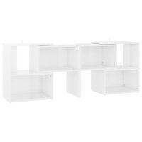 vidaXL TV-Schrank Hochglanz-Wei&szlig; 104x30x52cm Holzwerkstoff