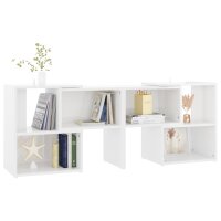 vidaXL TV-Schrank Hochglanz-Wei&szlig; 104x30x52cm Holzwerkstoff