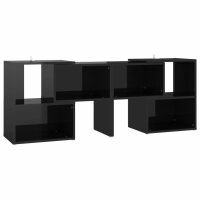 vidaXL TV-Schrank Hochglanz-Schwarz 104x30x52cm Holzwerkstoff