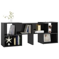 vidaXL TV-Schrank Hochglanz-Schwarz 104x30x52cm Holzwerkstoff