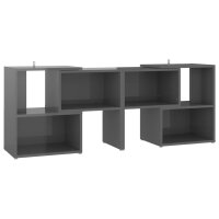 vidaXL TV-Schrank Hochglanz-Grau 104x30x52cm Holzwerkstoff