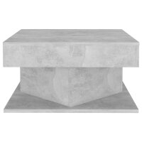 vidaXL Couchtisch Betongrau 57x57x30 cm Holzwerkstoff