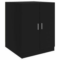 vidaXL Waschmaschinenschrank Schwarz 71x71,5x91,5 cm