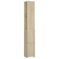 vidaXL Badezimmerschrank Sonoma-Eiche 25x25x170 cm...