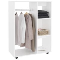 vidaXL Kleiderschrank Weiß 80x40x110 cm Holzwerkstoff