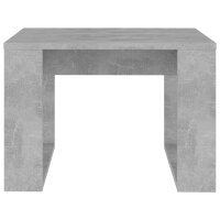 vidaXL Beistelltisch Betongrau 50x50x35 cm Holzwerkstoff