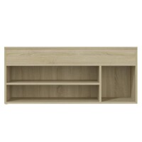 vidaXL Schuhbank Sonoma-Eiche 105x30x45 cm Holzwerkstoff