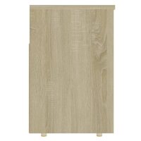 vidaXL Schuhbank Sonoma-Eiche 105x30x45 cm Holzwerkstoff