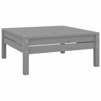 vidaXL 5-tlg. Garten-Lounge-Set Grau Kiefer Massivholz