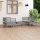 vidaXL 5-tlg. Garten-Lounge-Set Grau Kiefer Massivholz