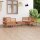 vidaXL 5-tlg. Garten-Lounge-Set Honigbraun Massivholz Kiefer