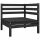 vidaXL 5-tlg. Garten-Lounge-Set Schwarz Massivholz Kiefer