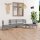 vidaXL 4-tlg. Garten-Lounge-Set Grau Kiefer Massivholz