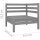 vidaXL 5-tlg. Garten-Lounge-Set Kiefer Massivholz Grau