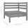 vidaXL 6-tlg. Garten-Lounge-Set Massivholz Kiefer Grau