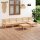 vidaXL 6-tlg. Garten-Lounge-Set Massivholz Kiefer