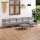 vidaXL 6-tlg. Garten-Lounge-Set Massivholz Kiefer Grau