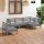 vidaXL 5-tlg. Garten-Lounge-Set Massivholz Kiefer Grau