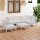 vidaXL 6-tlg. Garten-Lounge-Set Massivholz Kiefer Wei&szlig;