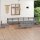 vidaXL 9-tlg. Garten-Lounge-Set Massivholz Kiefer Grau