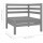 vidaXL 7-tlg. Garten-Lounge-Set Massivholz Kiefer Grau