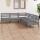 vidaXL 5-tlg. Garten-Lounge-Set Massivholz Kiefer Grau