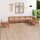 vidaXL 7-tlg. Garten-Lounge-Set Massivholz Kiefer Honigbraun