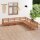 vidaXL 7-tlg. Garten-Lounge-Set Massivholz Kiefer Honigbraun