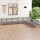 vidaXL 8-tlg. Garten-Lounge-Set Massivholz Kiefer Grau