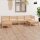 vidaXL 6-tlg. Garten-Lounge-Set Massivholz Kiefer