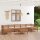 vidaXL 8-tlg. Garten-Lounge-Set Honigbraun Massivholz Kiefer