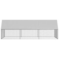 vidaXL Outdoor-H&uuml;hnerk&auml;fig 2x6x2 m Verzinkter Stahl