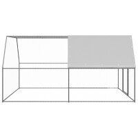 vidaXL Outdoor-H&uuml;hnerk&auml;fig 3x4x2 m Verzinkter Stahl