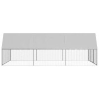 vidaXL Outdoor-H&uuml;hnerk&auml;fig 3x6x2 m Verzinkter Stahl